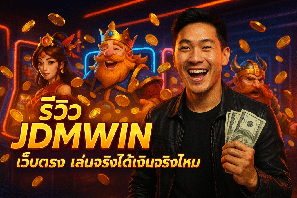 รีวิว JDMWIN เว็บตรง เล่นจริงได้เงินจริงไหม