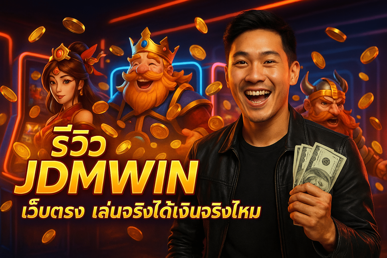 รีวิว JDMWIN เว็บตรง เล่นจริงได้เงินจริงไหม